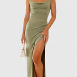 Elegant Tiered Ruffle Midi Dress | Sophisticated Cocktail Attire for Special Occasions 1