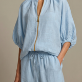 Elegant Twin Set | Puff Sleeve Blouse and Wide Leg Trousers | Chic and Comfortable 6