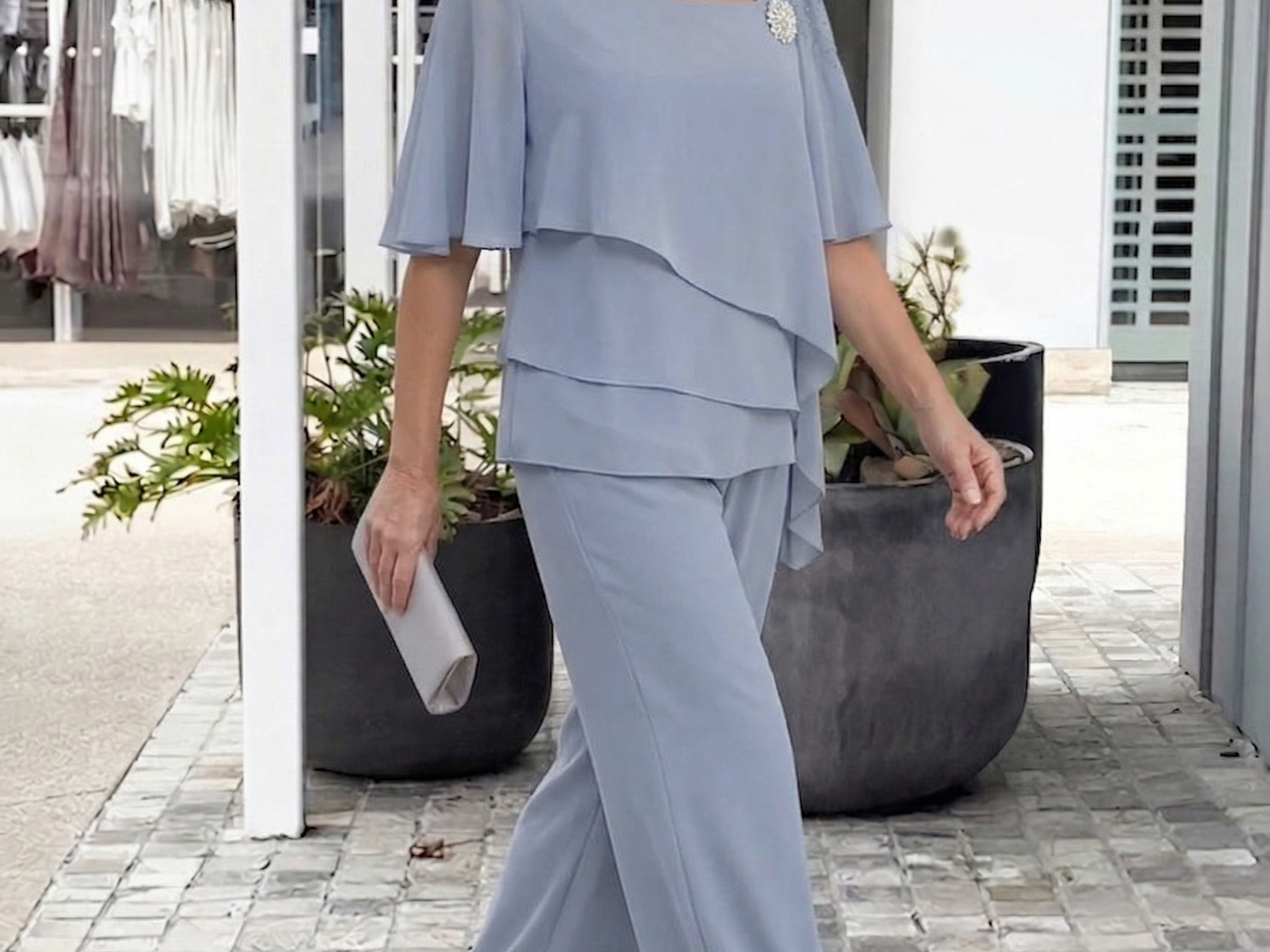 Elegant Women's Set | Two Piece Set with Lightweight Fabric | Chic Outfit for Sophisticated Style 0