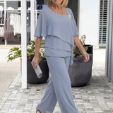 Elegant Women's Set | Two Piece Set with Lightweight Fabric | Chic Outfit for Sophisticated Style 0