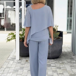 Elegant Women's Set | Two Piece Set with Lightweight Fabric | Chic Outfit for Sophisticated Style 3