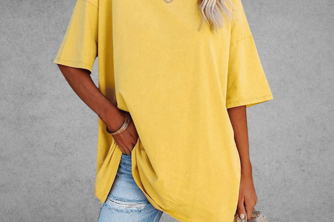 Elegant Women's T-Shirt with V-Neck & Short Sleeves | Soft Cotton Fabric for All-Day Comfort 10