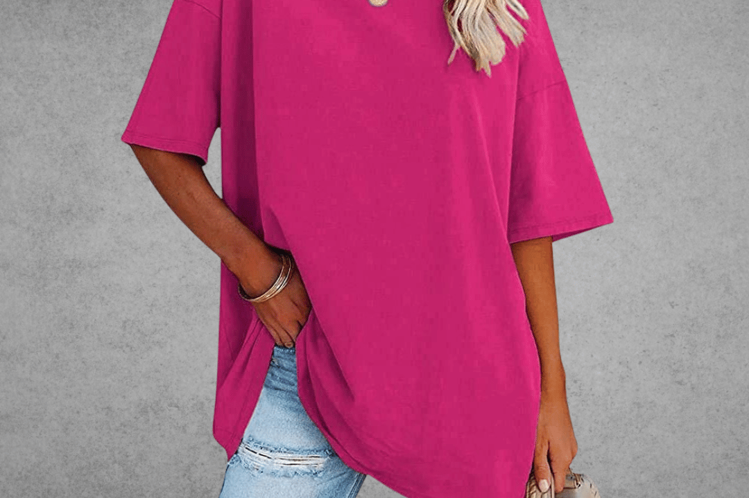 Elegant Women's T-Shirt with V-Neck & Short Sleeves | Soft Cotton Fabric for All-Day Comfort 3