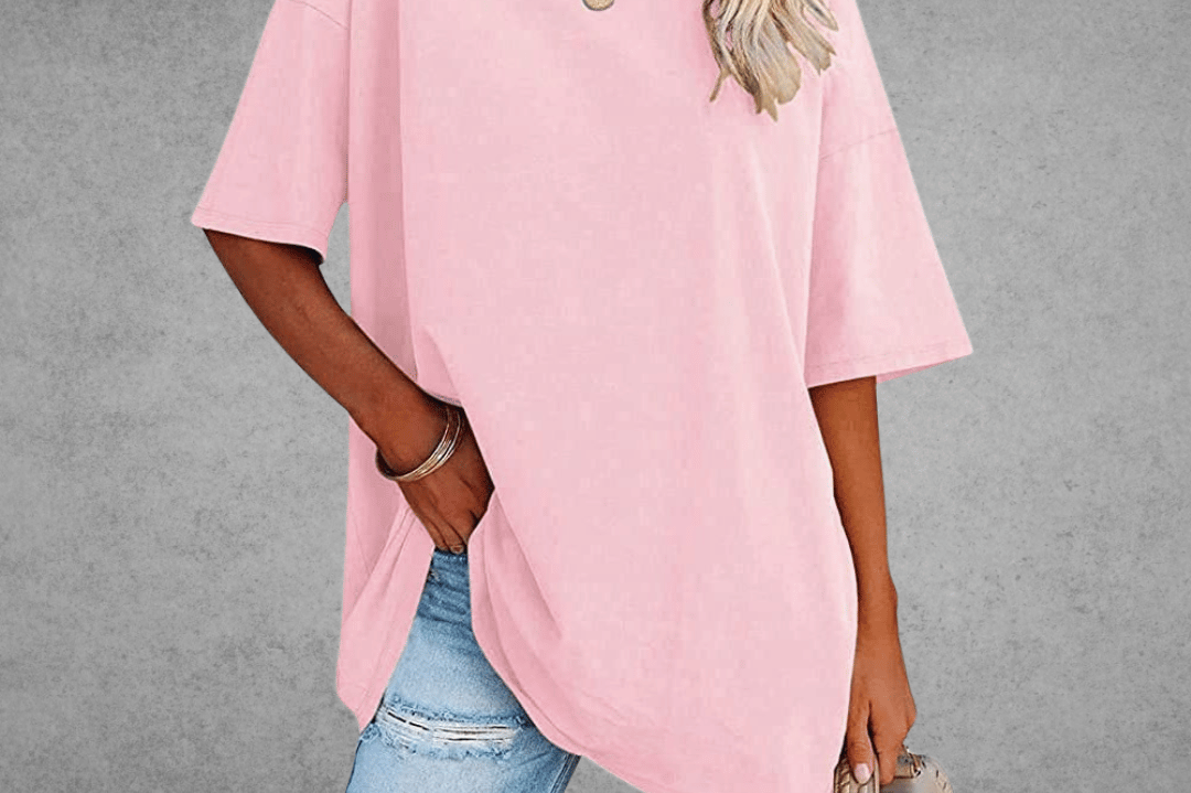 Elegant Women's T-Shirt with V-Neck & Short Sleeves | Soft Cotton Fabric for All-Day Comfort 4