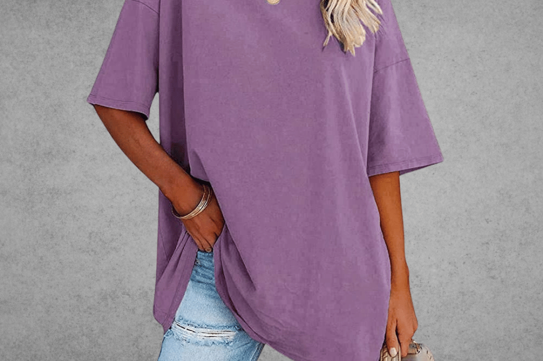 Elegant Women's T-Shirt with V-Neck & Short Sleeves | Soft Cotton Fabric for All-Day Comfort 5