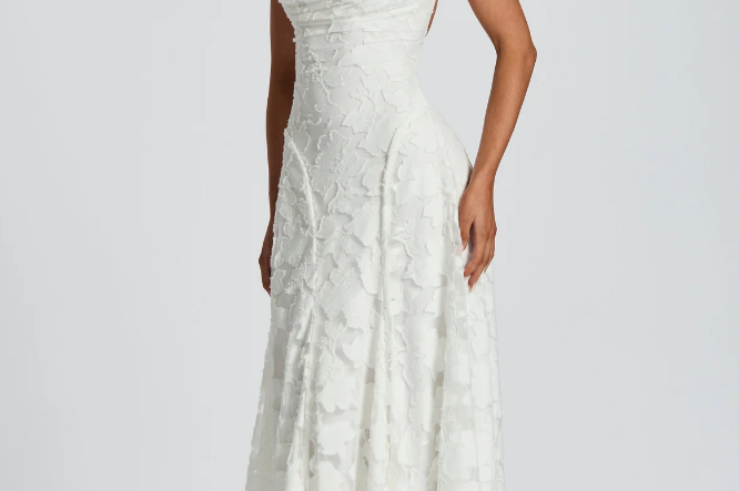 Women's Lace Column Maxi Dress | Elegant Figure-Hugging Evening Gown