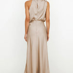 Evening Dress | Elegant Halterneck Plus Size Formal Gown | Flattering Flowing Silhouette 4