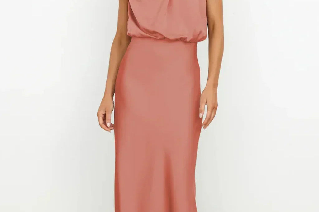 Evening Dress | Elegant Halterneck Plus Size Formal Gown | Flattering Flowing Silhouette 6