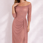 Evening Gown | Off-Shoulder Draped Design | Elegant Formal Dress for Special Occasions 2