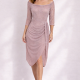 Evening Gown | Off-Shoulder Draped Design | Elegant Formal Dress for Special Occasions 7