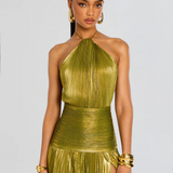 Evening Gown | Pleated Maxi Dress for Formal Occasions | Elegant Flowing Silhouette 3