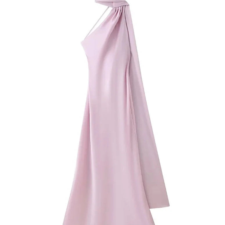 Evening Gowns | Elegant Halter Neck Maxi Dress with Open Back 12