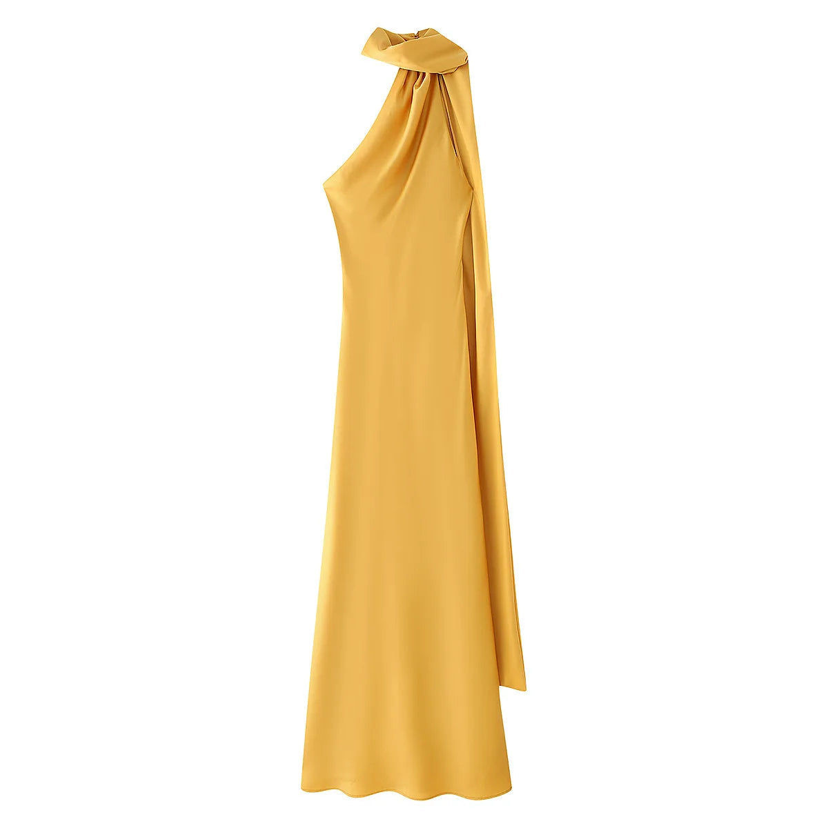 Evening Gowns | Elegant Halter Neck Maxi Dress with Open Back 2