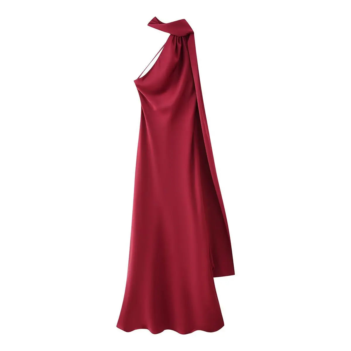 Evening Gowns | Elegant Halter Neck Maxi Dress with Open Back 7