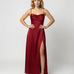Evening Gowns | Elegant Maxi Formal Dress with Side Slit 0