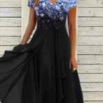 Floral Dress | Flowing Formal Summer Dress | Elegant Comfortable Style 0