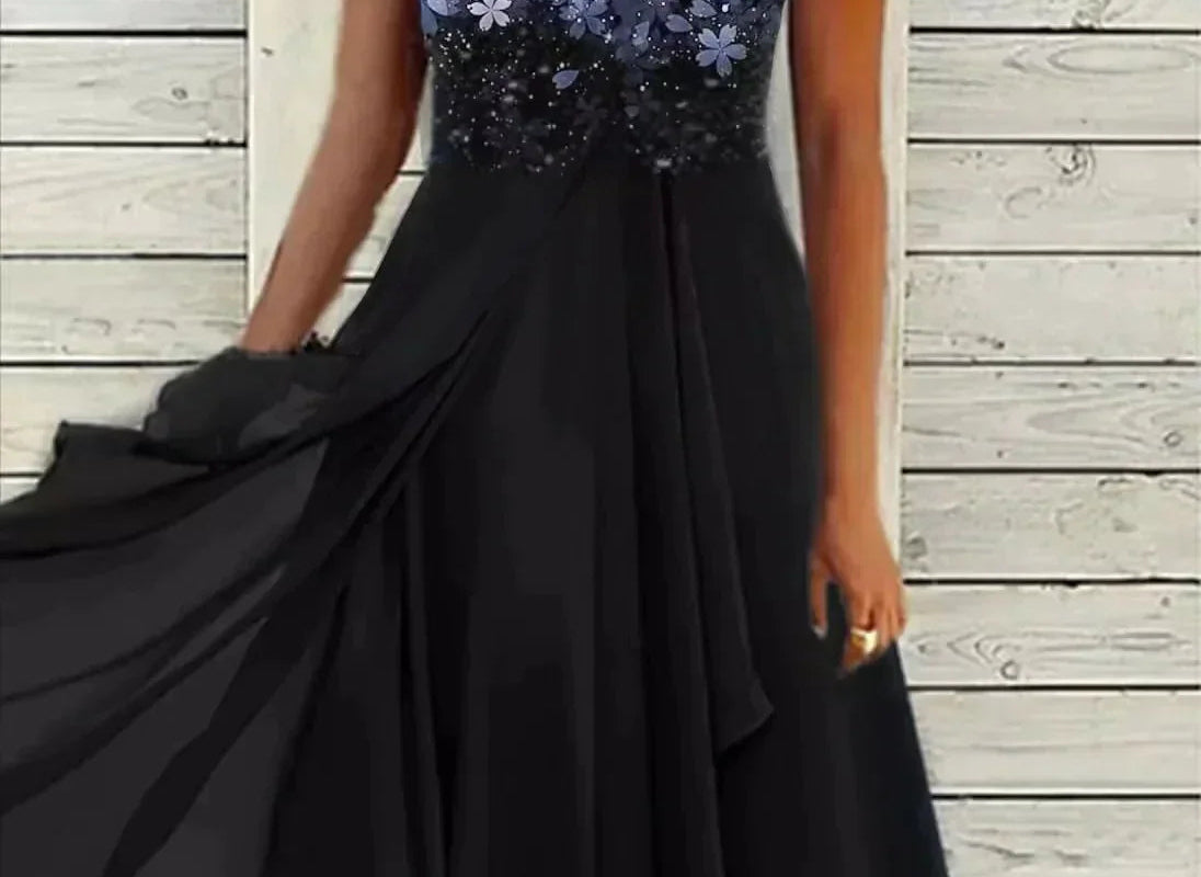 Floral Dress | Flowing Formal Summer Dress | Elegant Comfortable Style 0