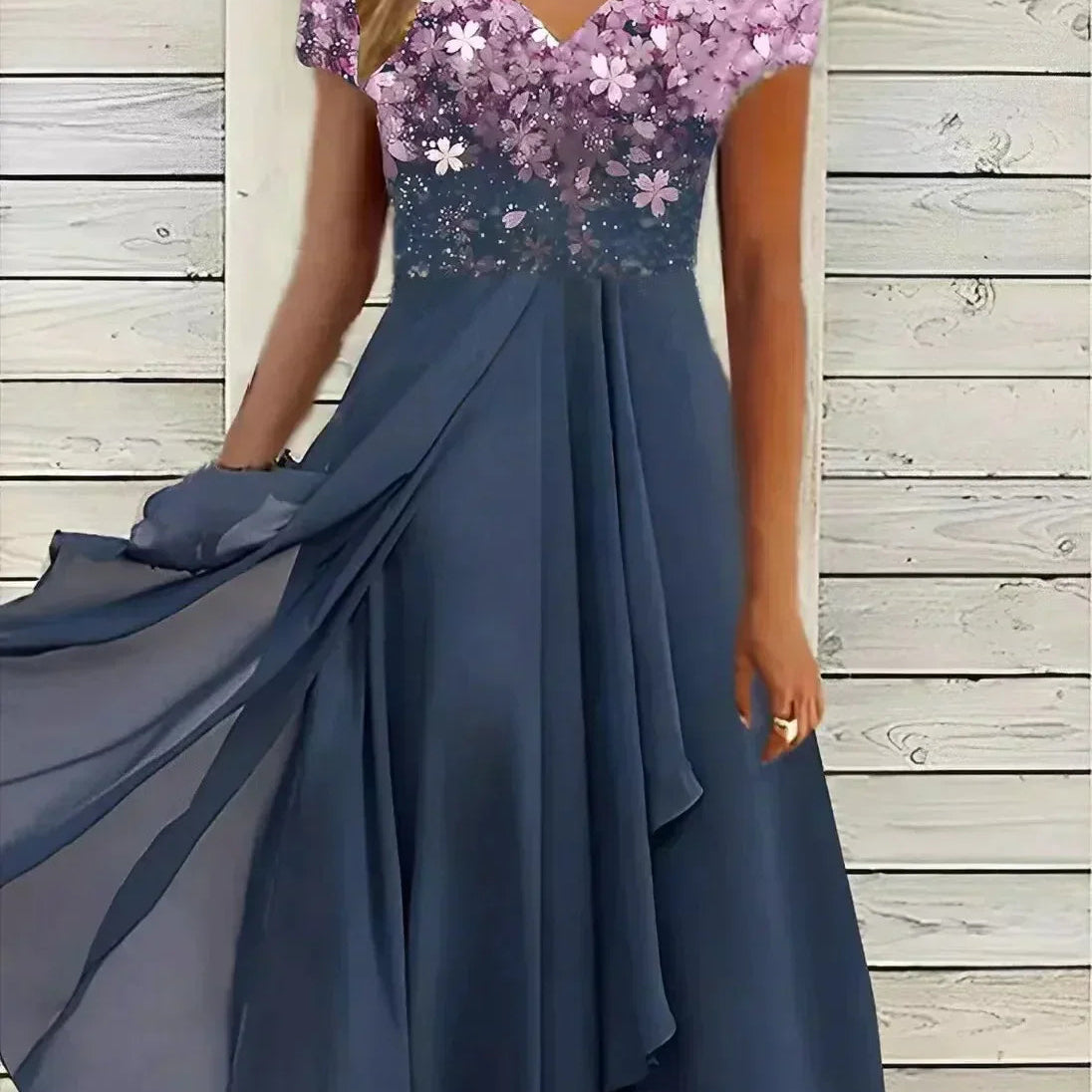 Floral Dress | Flowing Formal Summer Dress | Elegant Comfortable Style 3