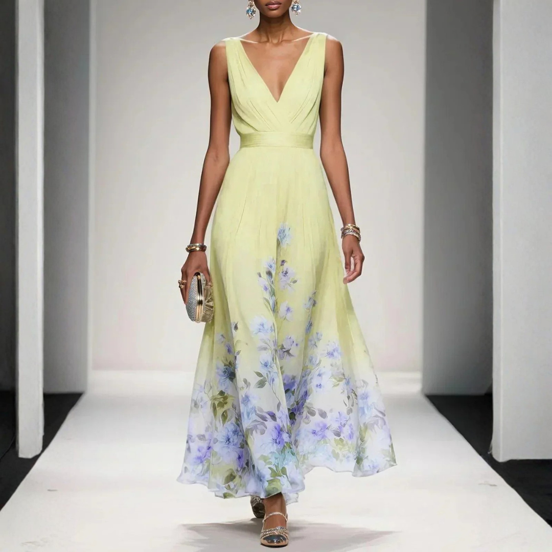 Floral Maxi Dress | Elegant Summer Dresses for Special Occasions | Flowing Feminine Design 2