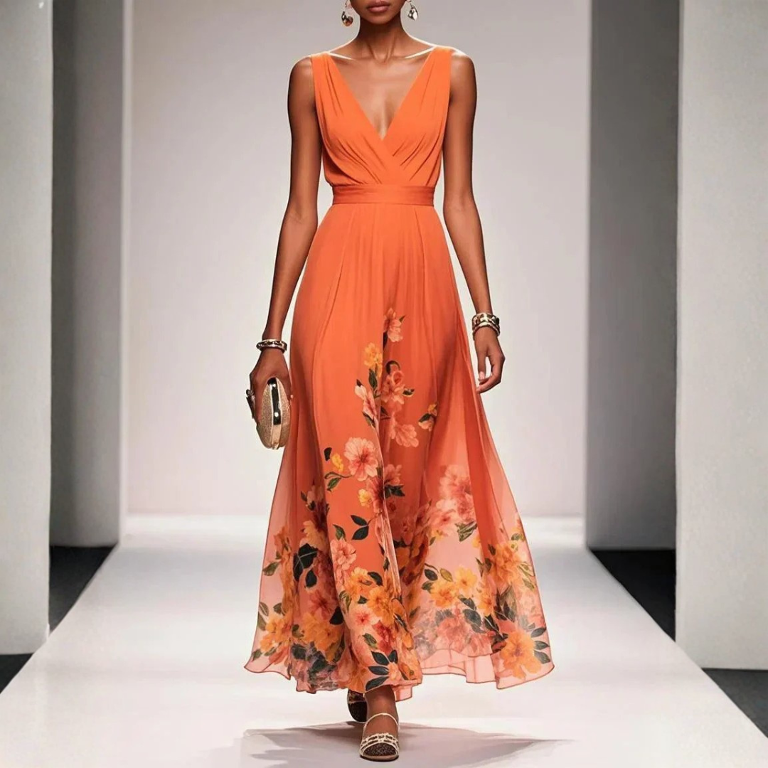 Floral Maxi Dress | Elegant Summer Dresses for Special Occasions | Flowing Feminine Design 6