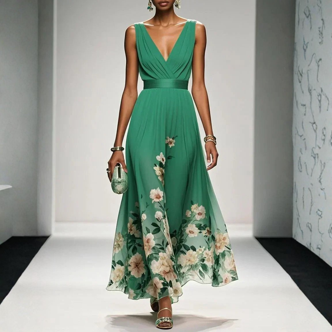 Floral Maxi Dress | Elegant Summer Dresses for Special Occasions | Flowing Feminine Design 7