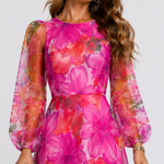 Floral Midi Dress | Elegant Wedding Guest Dresses | Flattering A-Line Summer Style 3