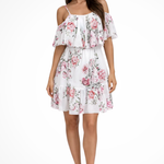 Floral Mini Dress | Off-Shoulder Summer Sundress | Romantic Lightweight Ruffled Design 3