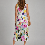 Floral Print Dress | Comfortable Midi Summer Dress | Relaxed Fit Casual Style 4