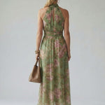 Floral Print Midi Dress | Elegant Summer Dress for Wedding Guests and Cocktail Parties 2