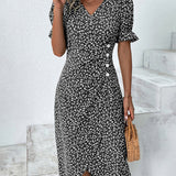 Floral V-Neck Dress | Elegant Summer Dresses for Effortless Style 2