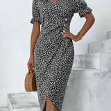 Floral V-Neck Dress | Elegant Summer Dresses for Effortless Style 4