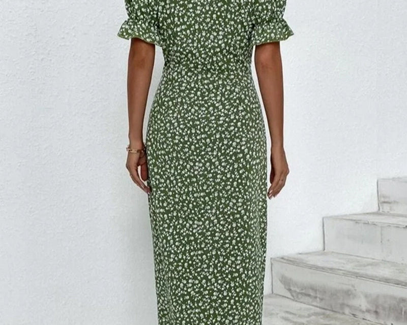 Floral V-Neck Dress | Elegant Summer Dresses for Effortless Style 8