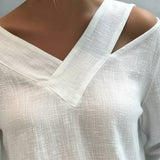 Fluid Top | Asymmetrical Blouse for Women | Elegant Draped Design 2