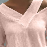 Fluid Top | Asymmetrical Blouse for Women | Elegant Draped Design 7