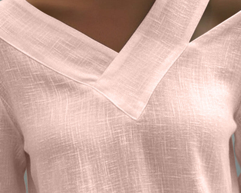 Fluid Top | Asymmetrical Blouse for Women | Elegant Draped Design 7
