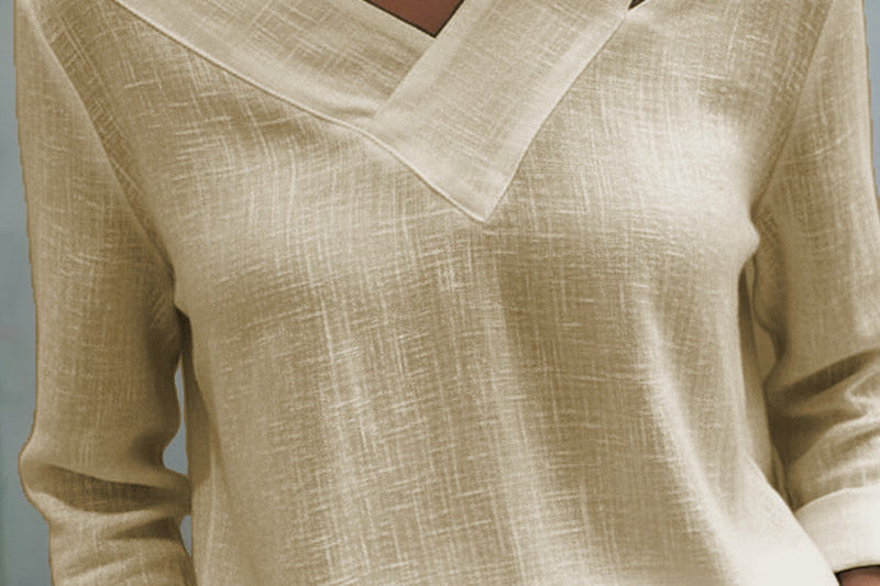 Fluid Top | Asymmetrical Blouse for Women | Elegant Draped Design 9