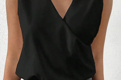 Women's V-Neck Summer Top | Lightweight Breathable Casual Blouse