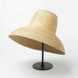 Hat | Vintage High Top Straw Sunshade | Stylish Summer Accessory 0