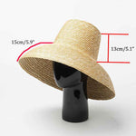 Hat | Vintage High Top Straw Sunshade | Stylish Summer Accessory 3