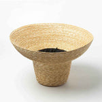 Hat | Vintage High Top Straw Sunshade | Stylish Summer Accessory 4