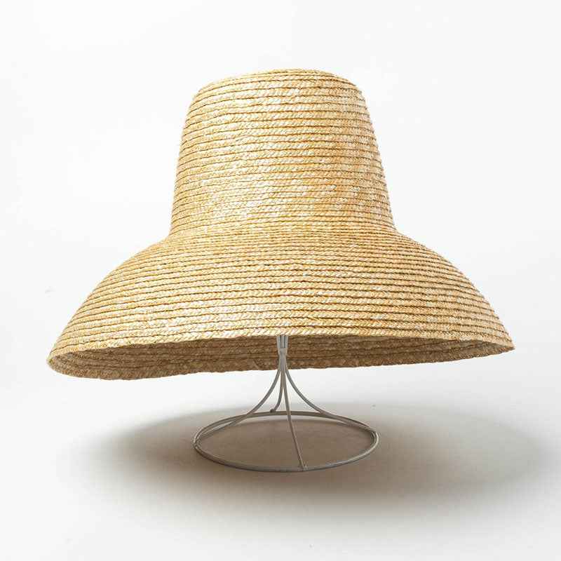 Hat | Vintage High Top Straw Sunshade | Stylish Summer Accessory 5