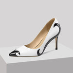 Heels | Sculpted Pointed Toe Slip-On Footwear | Elegant Stylish Stiletto Design 5
