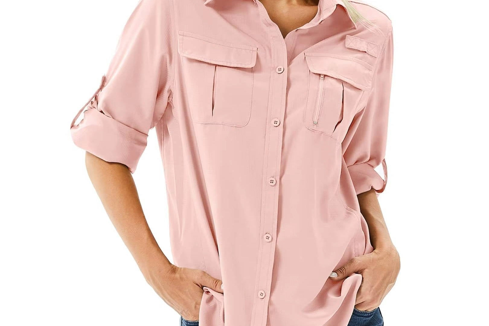 Hiking Shirt | Breathable Long Sleeve Hiking Shirt | Comfortable Moisture Wicking Outdoor Top 0
