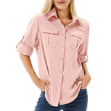 Hiking Shirt | Breathable Long Sleeve Hiking Shirt | Comfortable Moisture Wicking Outdoor Top 0