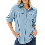 Hiking Shirt | Breathable Long Sleeve Hiking Shirt | Comfortable Moisture Wicking Outdoor Top 2