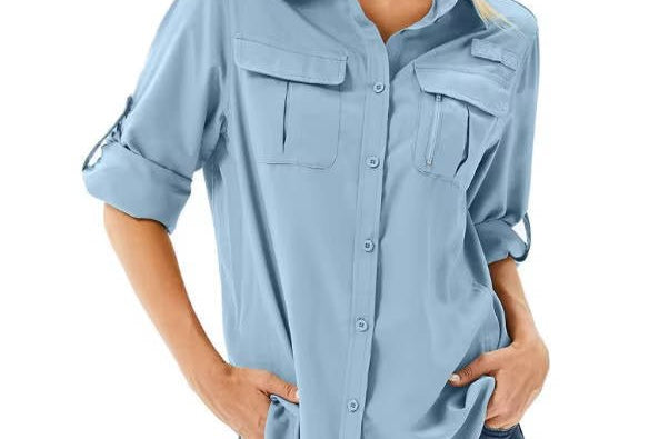 Hiking Shirt | Breathable Long Sleeve Hiking Shirt | Comfortable Moisture Wicking Outdoor Top 2