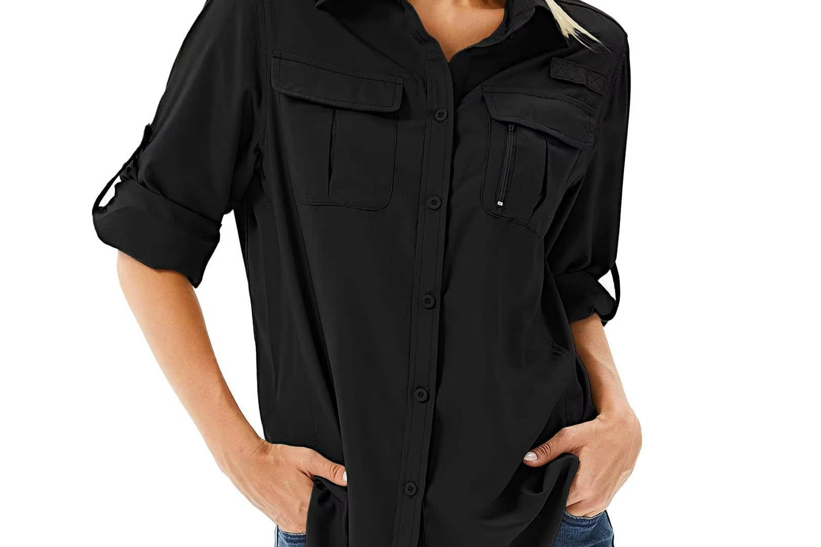 Hiking Shirt | Breathable Long Sleeve Hiking Shirt | Comfortable Moisture Wicking Outdoor Top 3