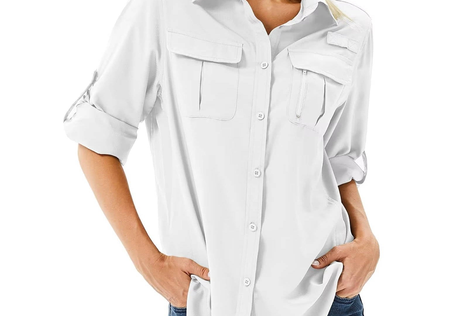 Hiking Shirt | Breathable Long Sleeve Hiking Shirt | Comfortable Moisture Wicking Outdoor Top 4