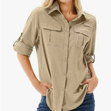 Hiking Shirt | Breathable Long Sleeve Hiking Shirt | Comfortable Moisture Wicking Outdoor Top 5