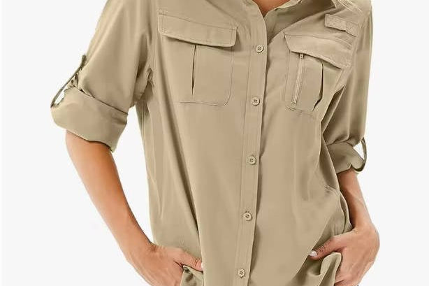 Hiking Shirt | Breathable Long Sleeve Hiking Shirt | Comfortable Moisture Wicking Outdoor Top 5